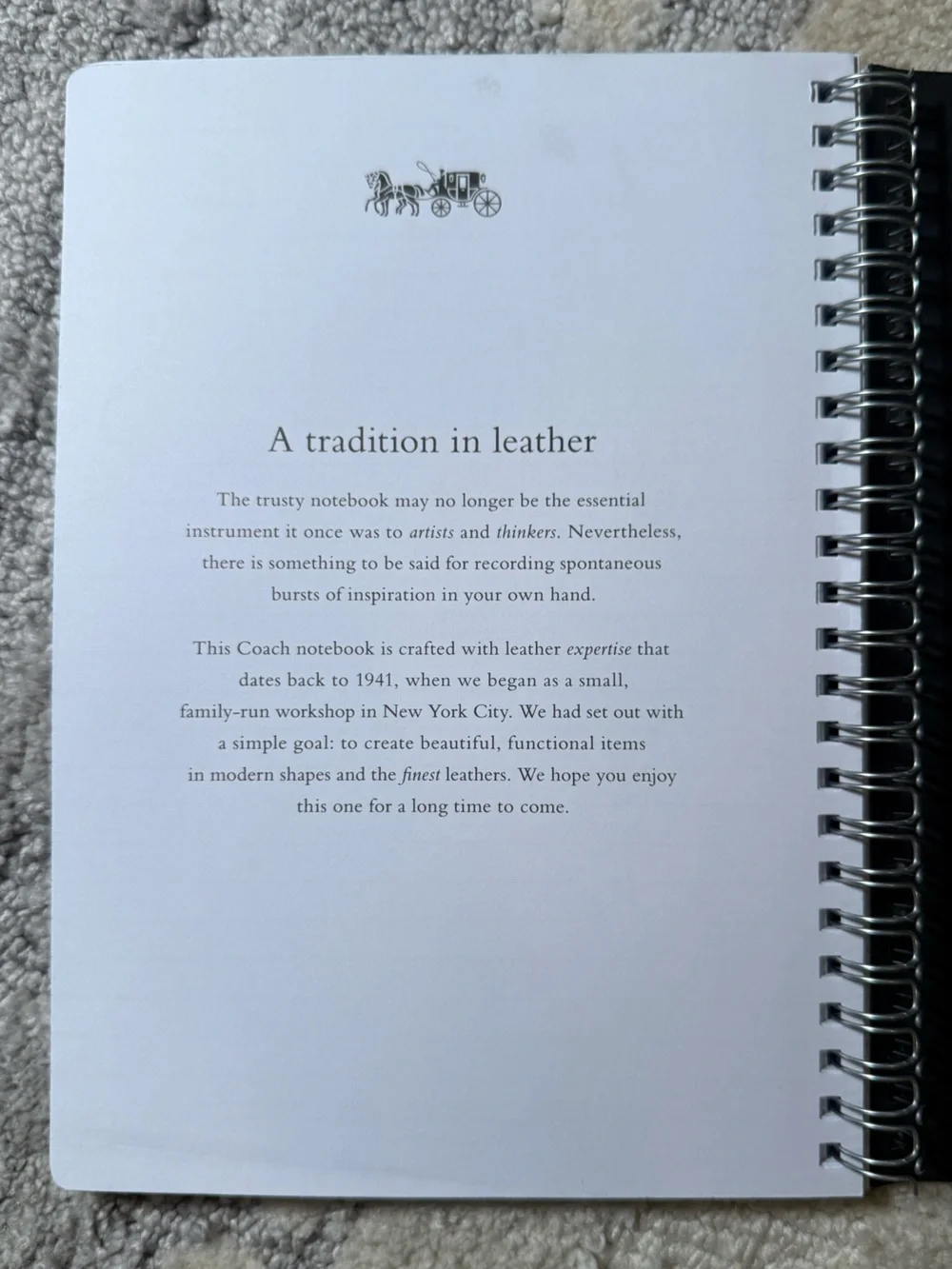 Coach Notebook